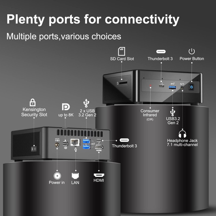 کامپیوتر کوچک اینتل مدل NUC11PAHi30Z-BOX