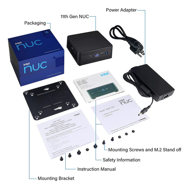 کامپیوتر کوچک اینتل مدل NUC11PAHi30Z-BOX
