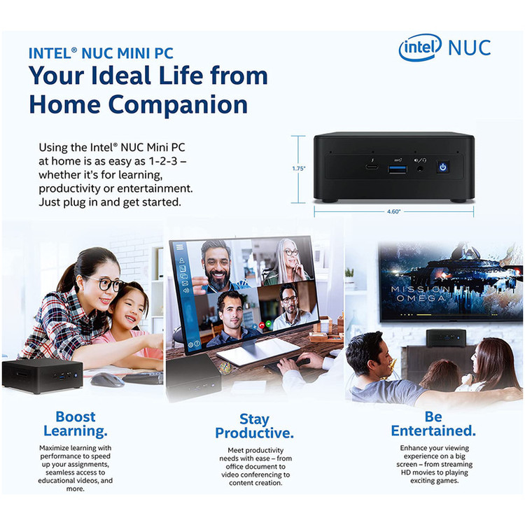 کامپیوتر کوچک اینتل مدل NUC11PAHi30Z-BOX