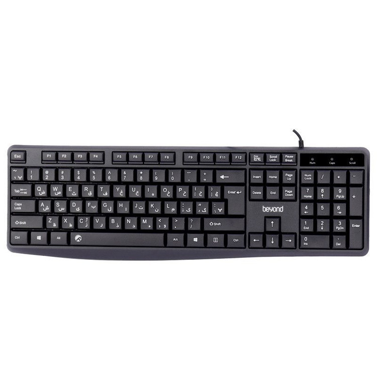 کیبورد و ماوس با سیم بیاند مدل BEYOND BMK-3375